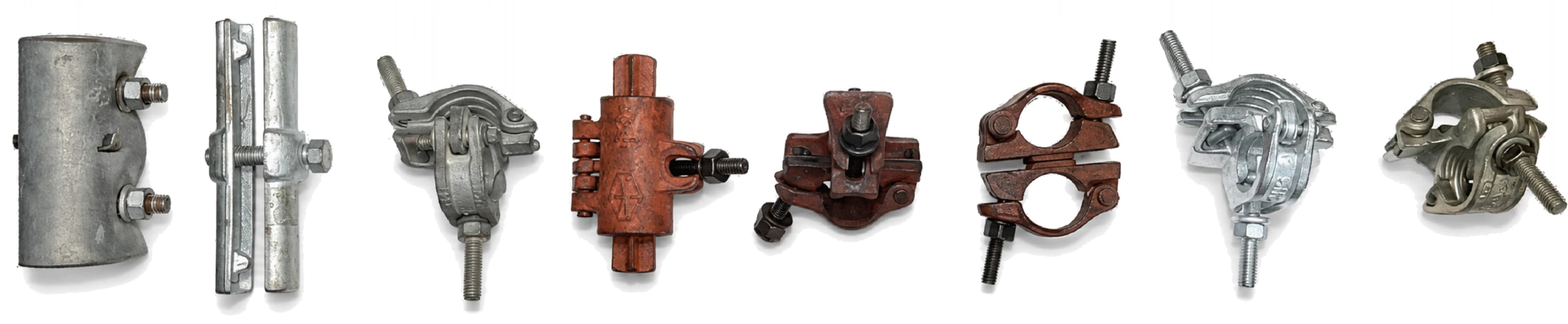 Scaffolding couplers and clamps